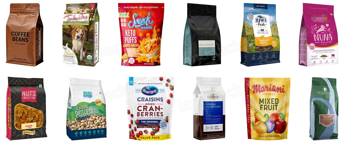 Horizontal Granule Premade Pouch M Shape Pouch Packing Packaging Machine For Bean Horizontal Granule Premade Pouch M Shape Pouch Packing Packaging Machine For Bean