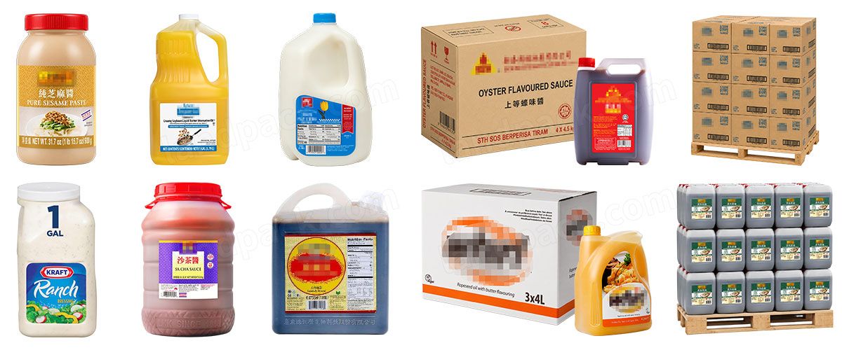 Automatic Liquid Packaging Systems Bottle Filling and Cartoning Palletizing Line