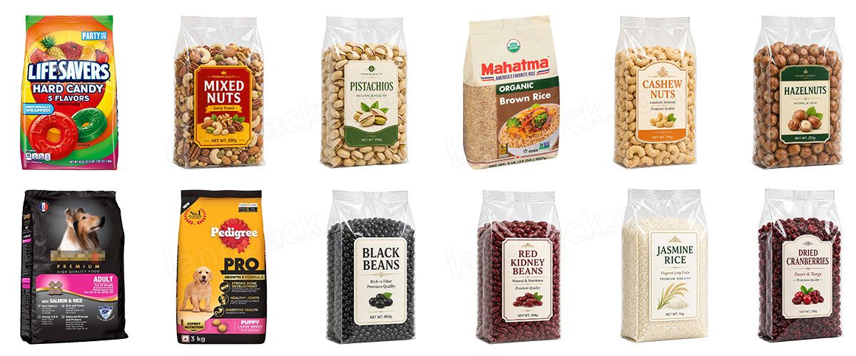 Fully Automatic Vertical VFFS Block Bottom Bag Nut Packaging Machine Fully Automatic Vertical VFFS Block Bottom Bag Nut Packaging Machine