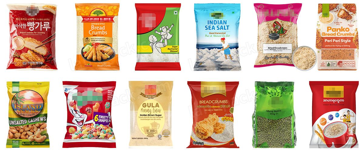 Automatic Vertical Pouch Packing Machine Granule Gusset Bags Packaging Machine
