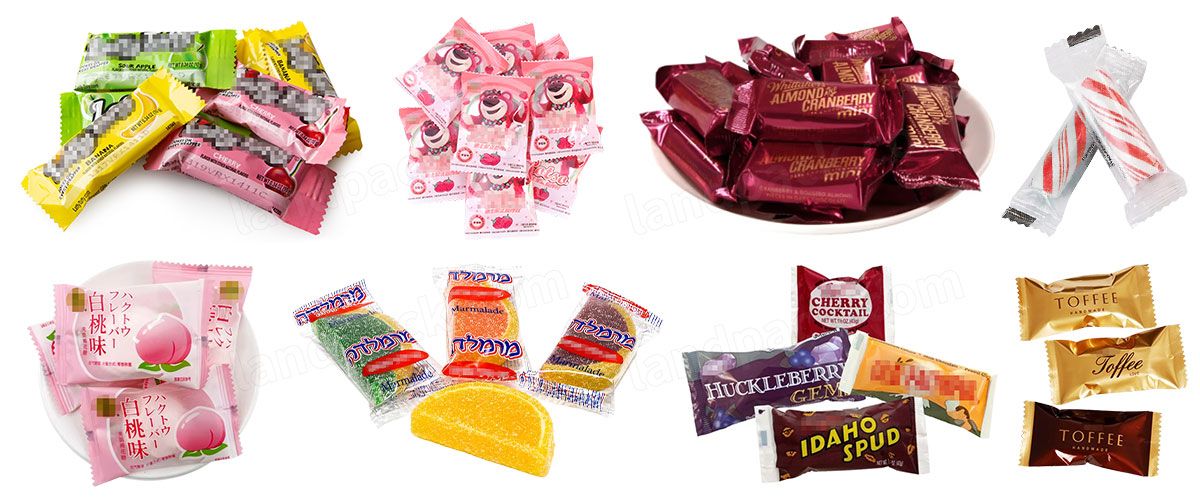 High Speed Candy Packing Machine Automatic Confectionery Flow Wrapping Machine