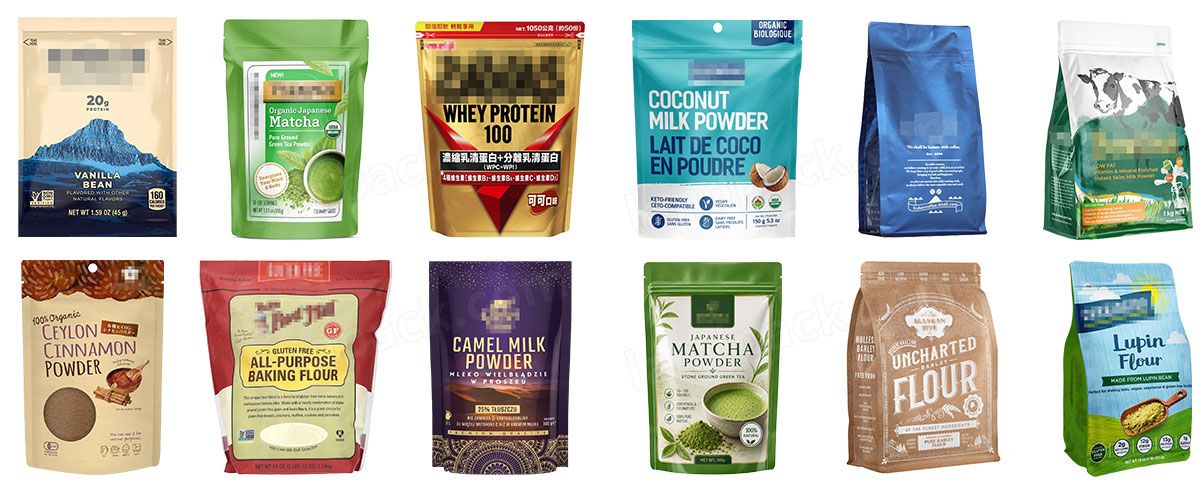 Matcha Powder Packing Machine Zipper Pouch Doypack Packing Machine