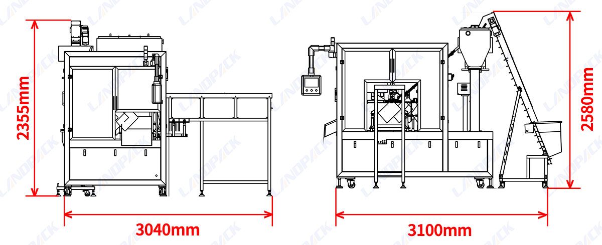 2 Heads Liquid Spout Pouch Filling Machine with Automatic CIP Cleaning Function 2 Heads Liquid Spout Pouch Filling Machine with Automatic CIP Cleaning Function