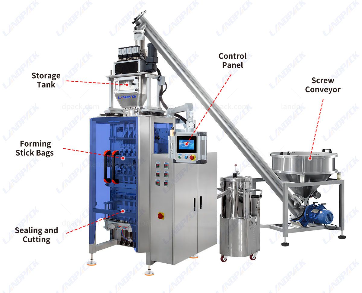powder stick packing machine powder stick packing machine
