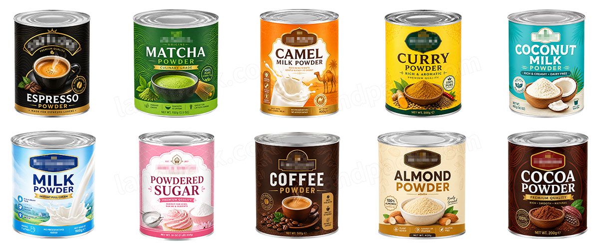 Automatic Milk Powder Protein Powder Cans Tins Filling Machine With Seaming Machine Automatic Milk Powder Protein Powder Cans Tins Filling Machine With Seaming Machine