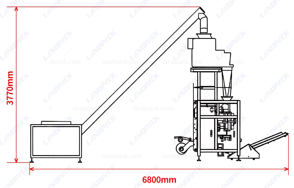 powder pouch packing machine powder pouch packing machine