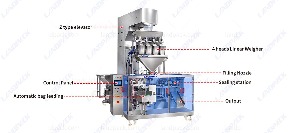 salt sachet packing machine
