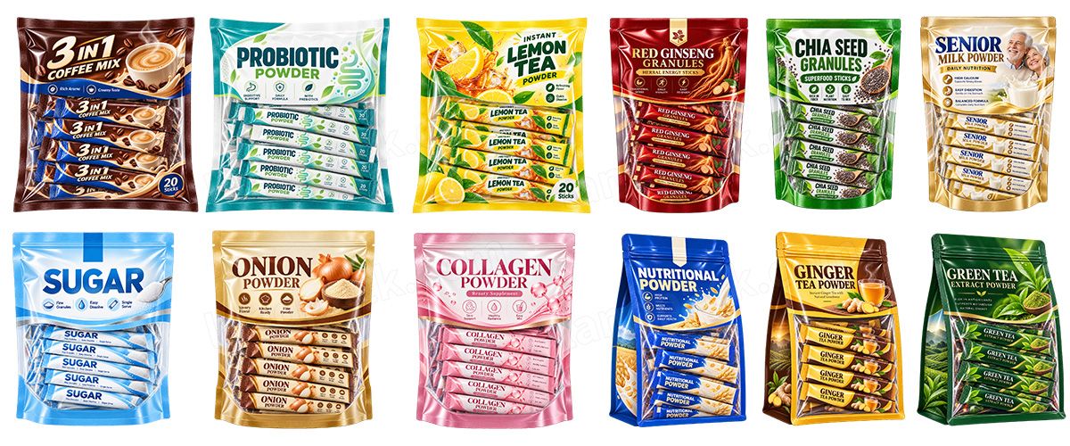 3 in 1 Coffee Multi Lines Stick Counting Packing into Pouch Repacking Machine 3 in 1 Coffee Multi Lines Stick Counting Packing into Pouch Repacking Machine